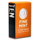 10 oz Cast-Poured Silver Bar - 9Fine Mint 10 oz Cast-Poured Silver Bar - 9Fine Mint